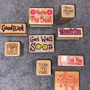 Fun rubber stamps bundle